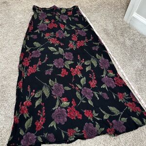 Ellen Figg Floral Maxi Skirt